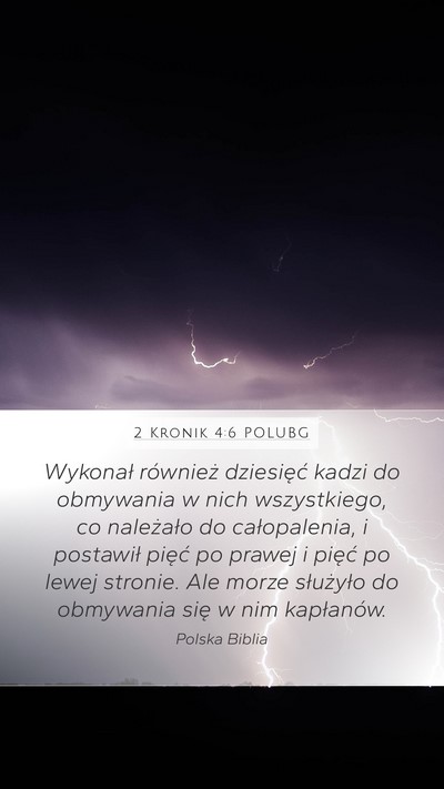 2 Kronik 4:6 POLUBG Bible Verse Image
