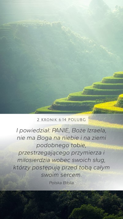 2 Kronik 6:14 POLUBG Bible Verse Image