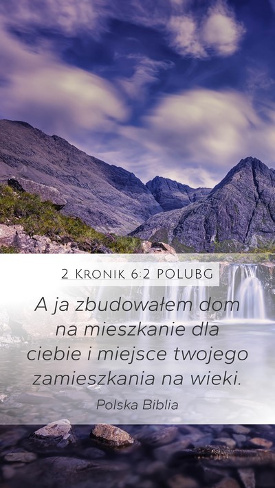 2 Kronik 6:2 POLUBG Bible Verse Image