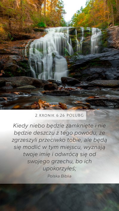 2 Kronik 6:26 POLUBG Bible Verse Image