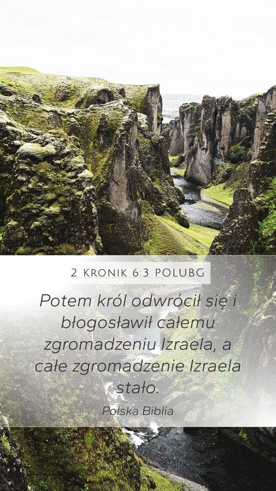 2 Kronik 6:3 POLUBG Bible Verse Image