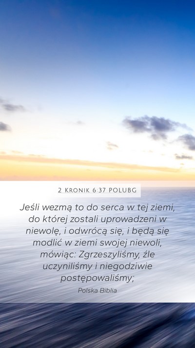 2 Kronik 6:37 POLUBG Bible Verse Image