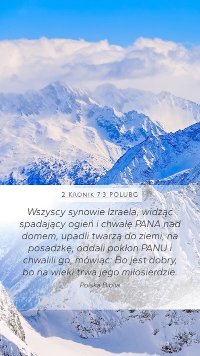 2 Kronik 7:3 POLUBG Bible Verse Image