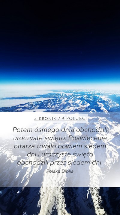 2 Kronik 7:9 POLUBG Bible Verse Image