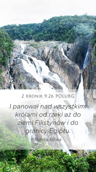 2 Kronik 9:26 POLUBG Bible Verse Image