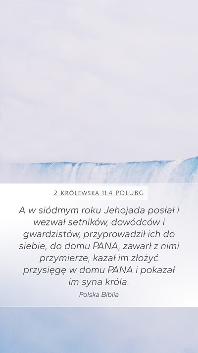 2 Królewska 11:4 POLUBG Bible Verse Image