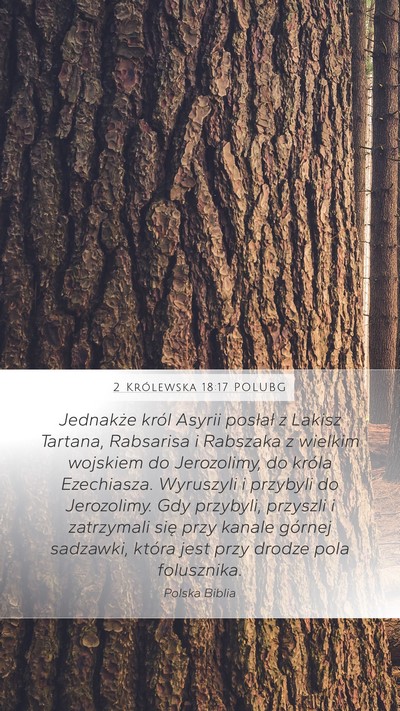 2 Królewska 18:17 POLUBG Bible Verse Image