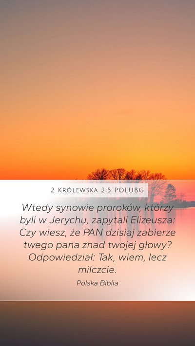 2 Królewska 2:5 POLUBG Bible Verse Image