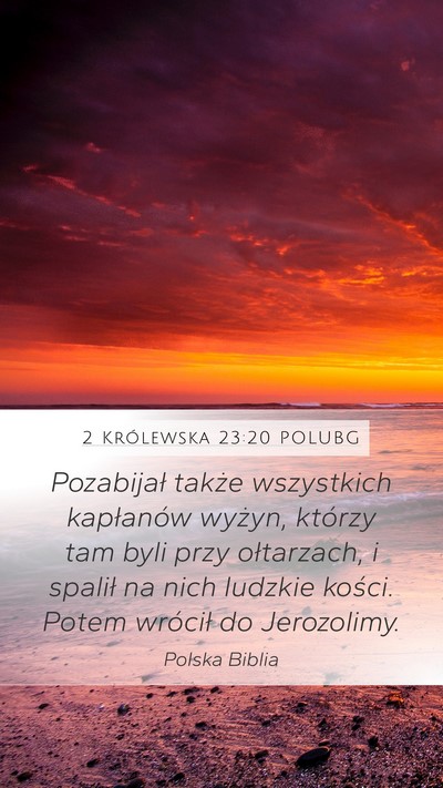 2 Królewska 23:20 POLUBG Bible Verse Image