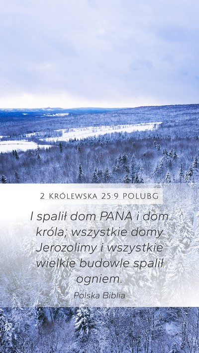 2 Królewska 25:9 POLUBG Bible Verse Image