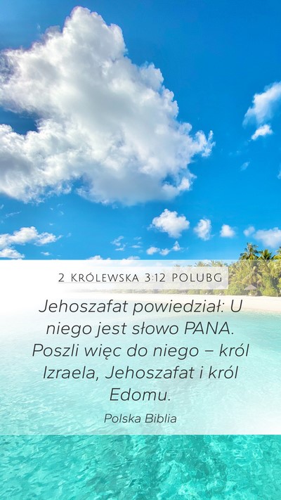 2 Królewska 3:12 POLUBG Bible Verse Image