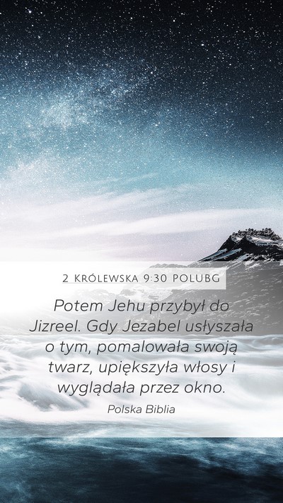 2 Królewska 9:30 POLUBG Bible Verse Image