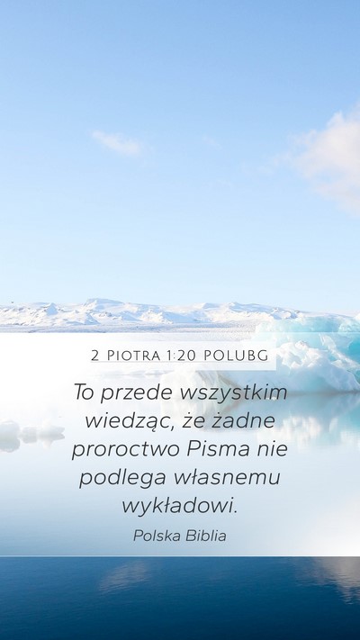 2 Piotra 1:20 POLUBG Bible Verse Image