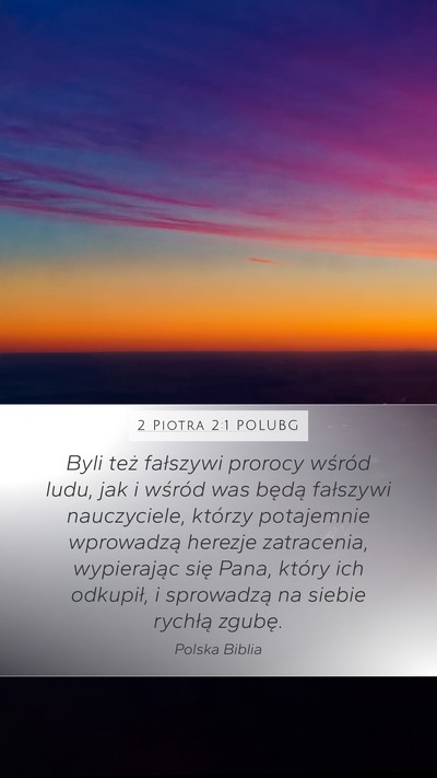2 Piotra 2:1 POLUBG Bible Verse Image