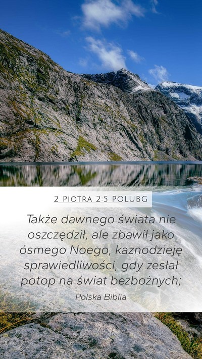 2 Piotra 2:5 POLUBG Bible Verse Image