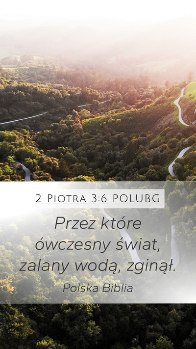 2 Piotra 3:6 POLUBG Bible Verse Image