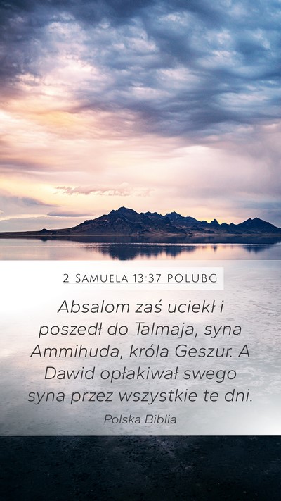 2 Samuela 13:37 POLUBG Bible Verse Image