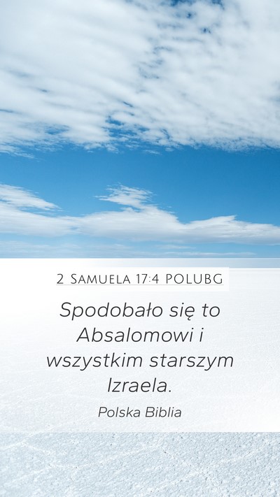 2 Samuela 17:4 POLUBG Bible Verse Image