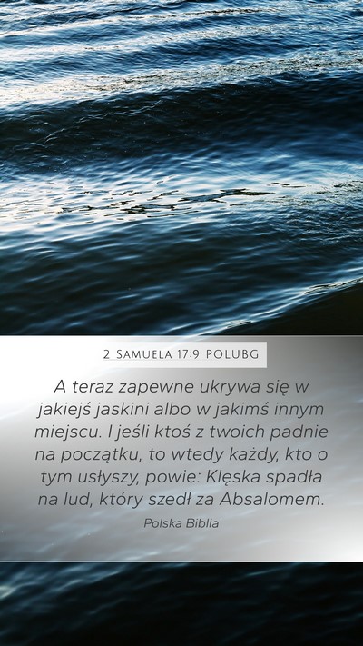 2 Samuela 17:9 POLUBG Bible Verse Image