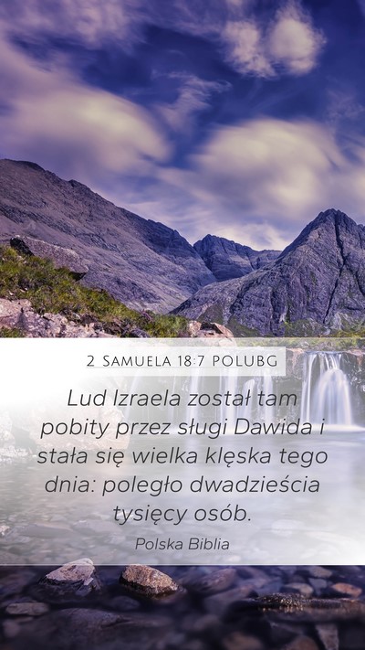 2 Samuela 18:7 POLUBG Bible Verse Image