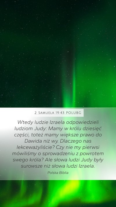 2 Samuela 19:43 POLUBG Bible Verse Image