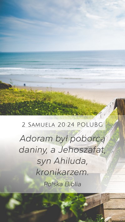 2 Samuela 20:24 POLUBG Bible Verse Image
