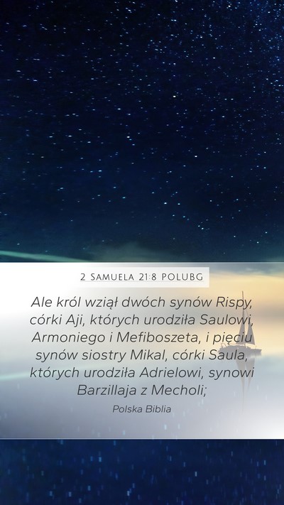 2 Samuela 21:8 POLUBG Bible Verse Image