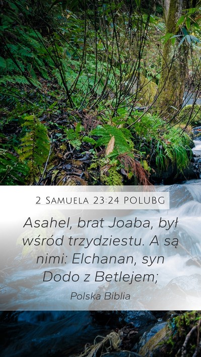 2 Samuela 23:24 POLUBG Bible Verse Image
