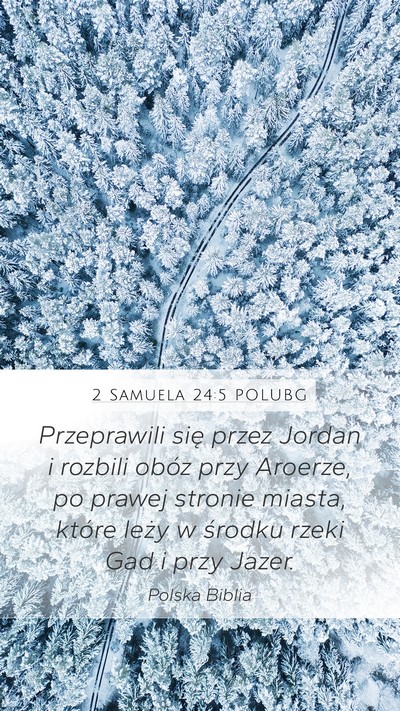 2 Samuela 24:5 POLUBG Bible Verse Image