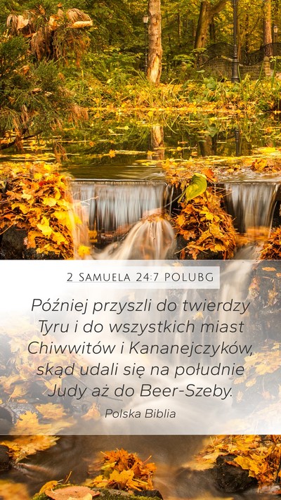 2 Samuela 24:7 POLUBG Bible Verse Image