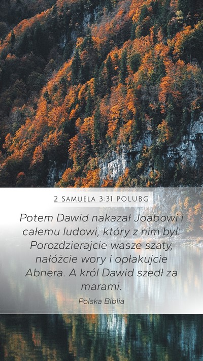 2 Samuela 3:31 POLUBG Bible Verse Image