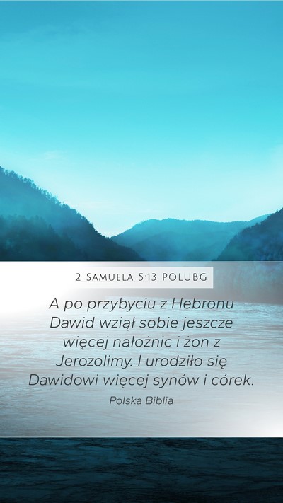 2 Samuela 5:13 POLUBG Bible Verse Image