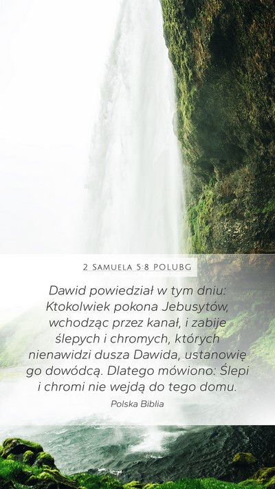 2 Samuela 5:8 POLUBG Bible Verse Image