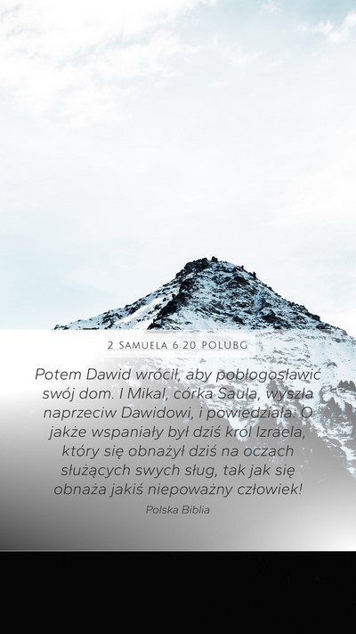 2 Samuela 6:20 POLUBG Bible Verse Image