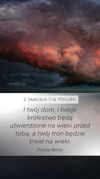 2 Samuela 7:16 POLUBG Bible Verse Image