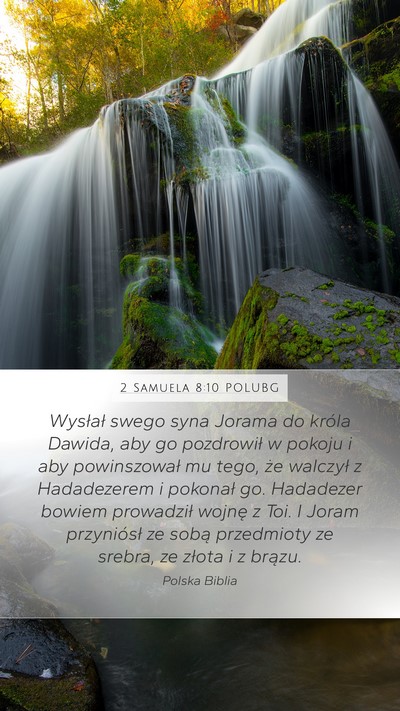 2 Samuela 8:10 POLUBG Bible Verse Image
