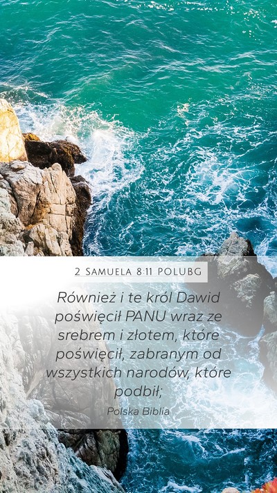 2 Samuela 8:11 POLUBG Bible Verse Image