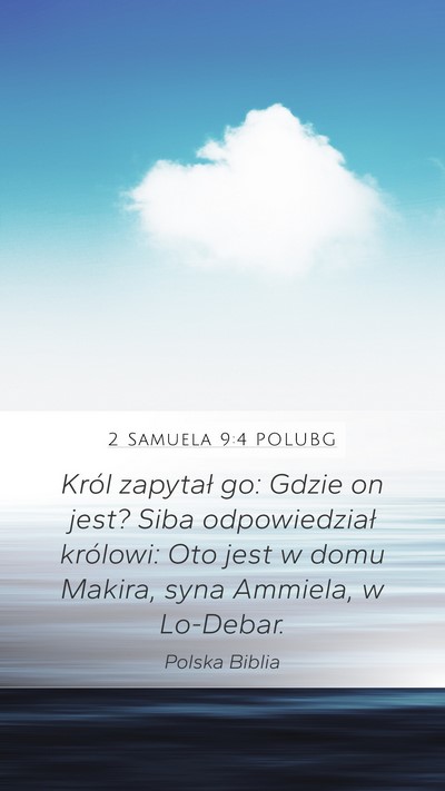 2 Samuela 9:4 POLUBG Bible Verse Image
