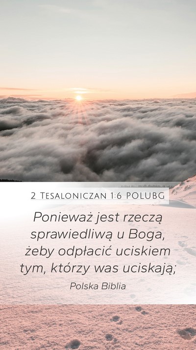 2 Tesaloniczan 1:6 POLUBG Bible Verse Image