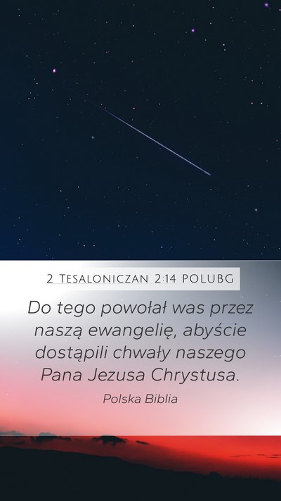 2 Tesaloniczan 2:14 POLUBG Bible Verse Image