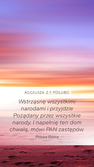 Aggeusza 2:7 POLUBG Bible Verse Image