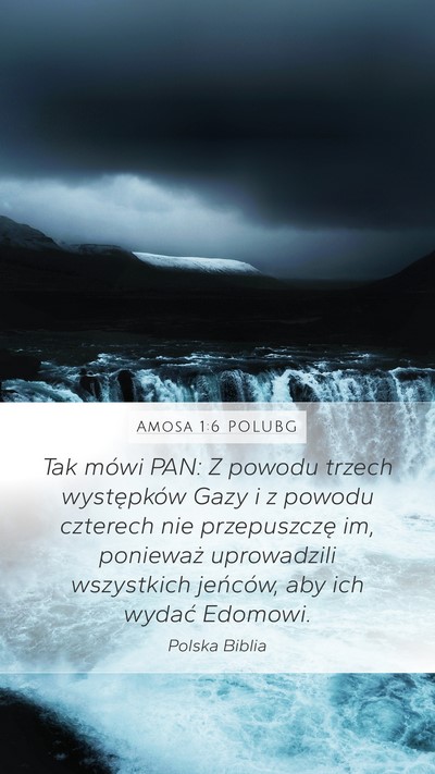 Amosa 1:6 POLUBG Bible Verse Image