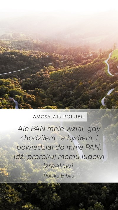 Amosa 7:15 POLUBG Bible Verse Image