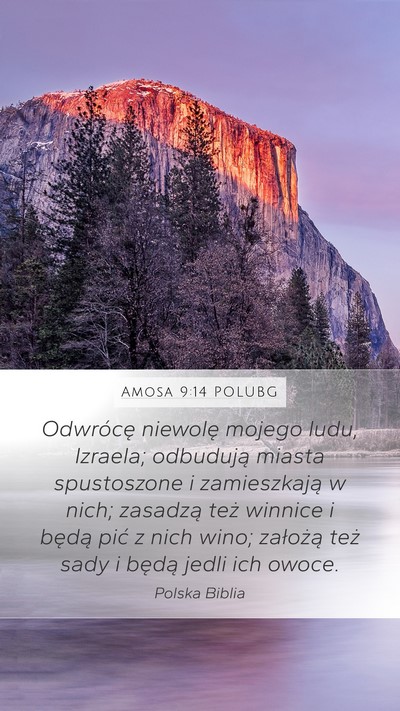 Amosa 9:14 POLUBG Bible Verse Image