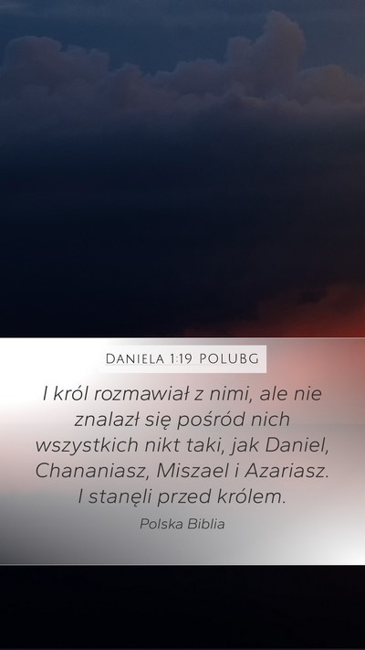 Daniela 1:19 POLUBG Bible Verse Image