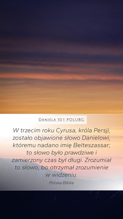 Daniela 10:1 POLUBG Bible Verse Image