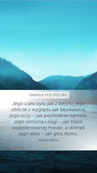 Daniela 10:6 POLUBG Bible Verse Image