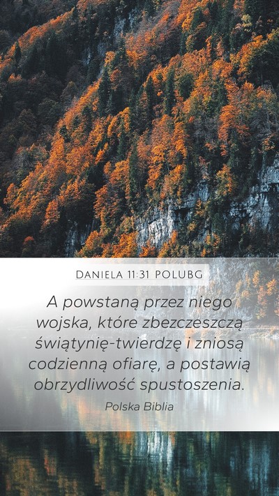 Daniela 11:31 POLUBG Bible Verse Image