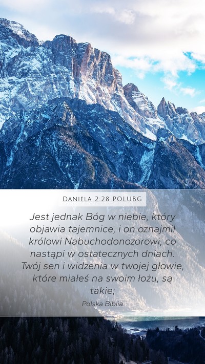 Daniela 2:28 POLUBG Bible Verse Image