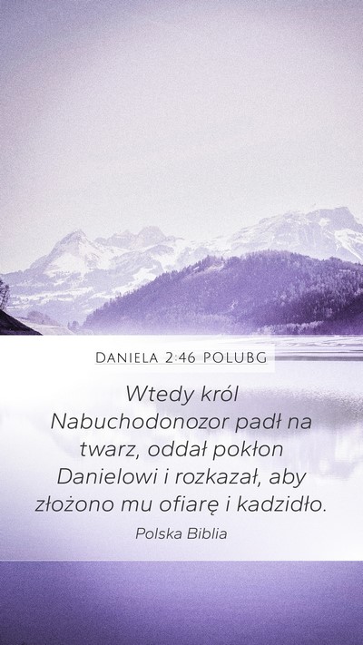 Daniela 2:46 POLUBG Bible Verse Image